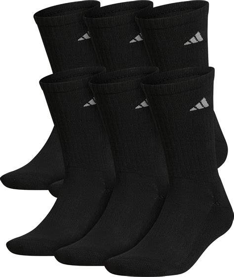 adidas men's cushioned socks.